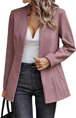 Oymyakon Women's Winter Stand Collar Coats Wool Blend Jackets Slim Fit Outerwear