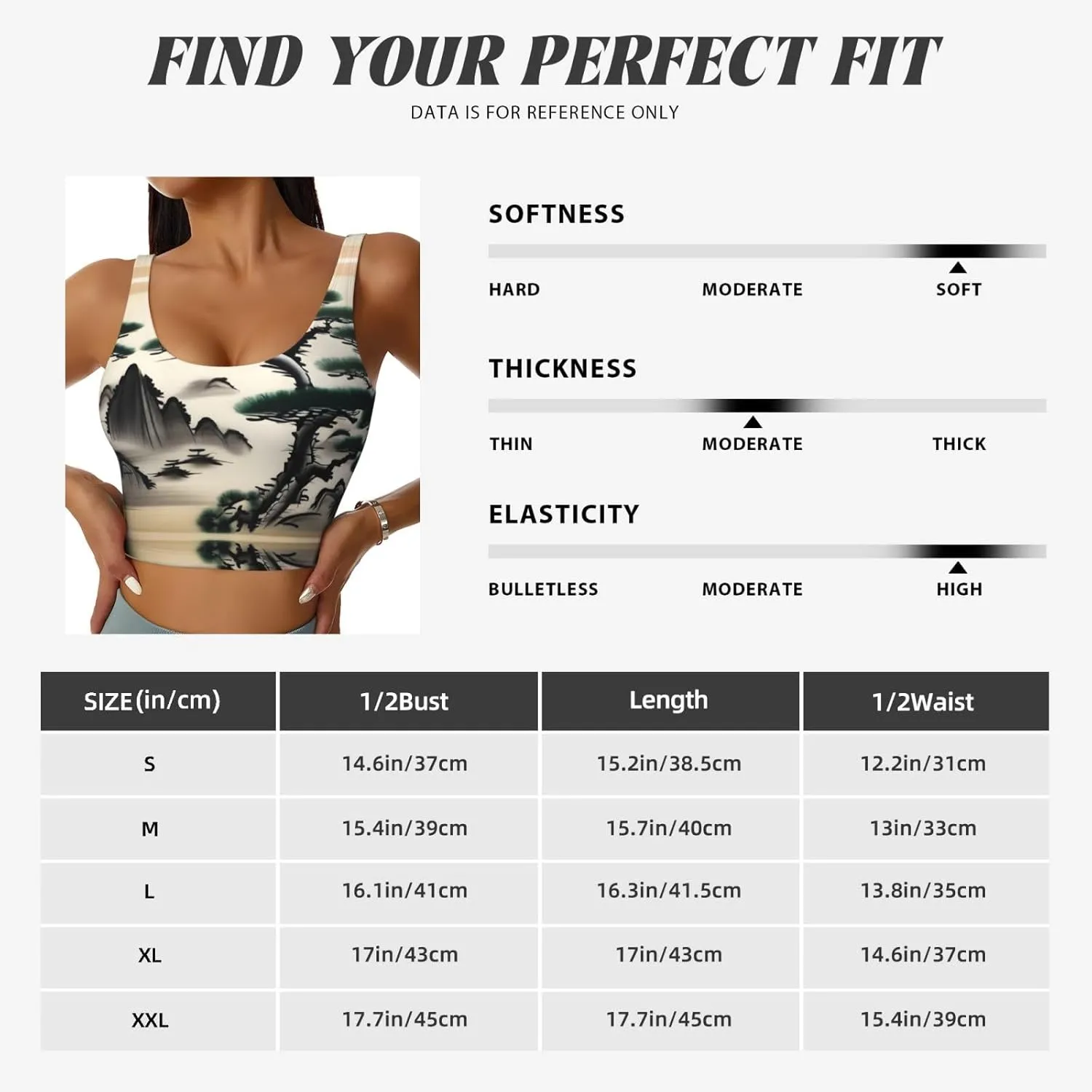 Pine Tree Women's Sexy Sports Vest Sleeveless Athletic Gym T-Shirts Vest U-Shaped Back Quick Dry Top