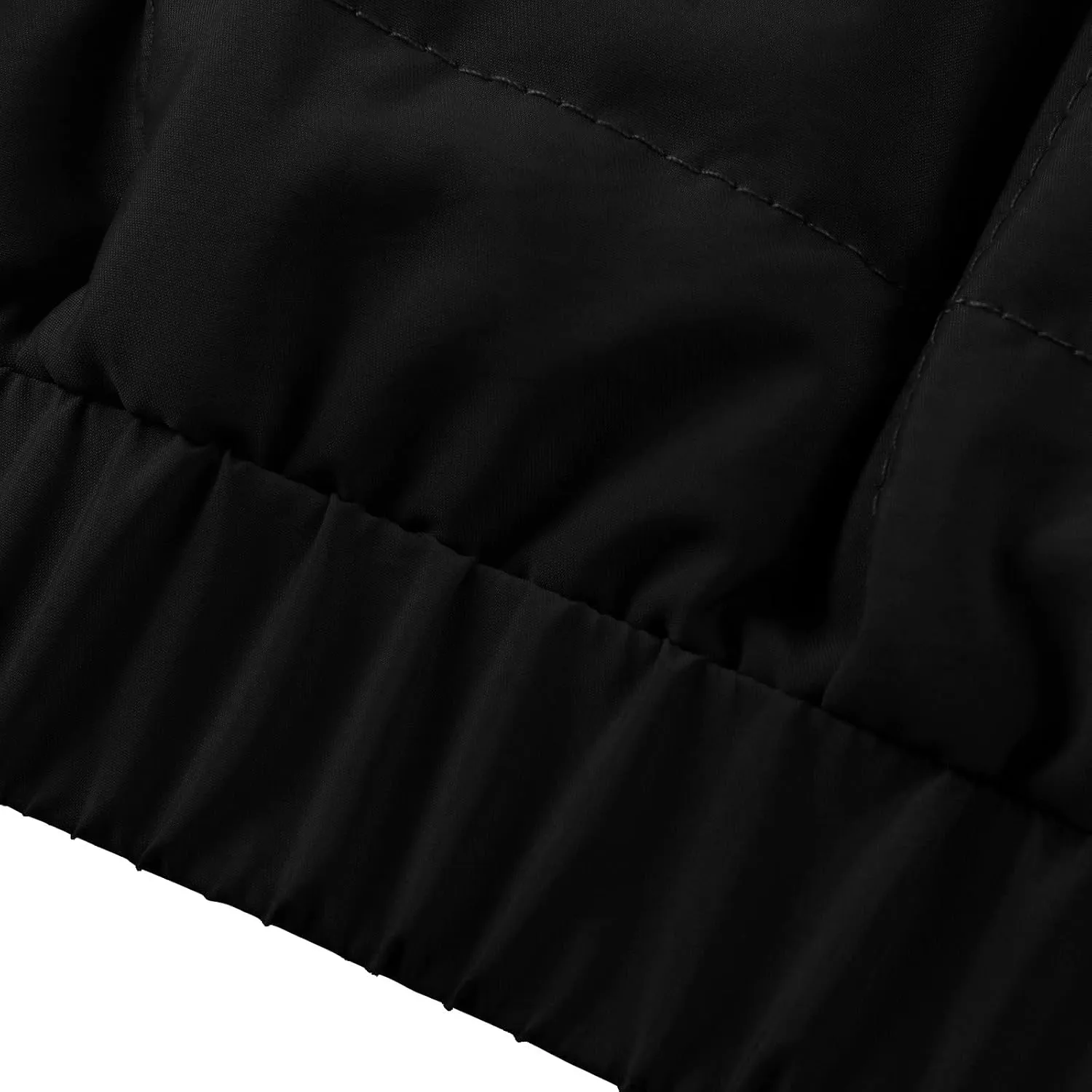 Quilted Jackets for Women Lightweight Dolman Sleeve Down Coats Zipper Padded Bomber Jackets Outwear with Pocket
