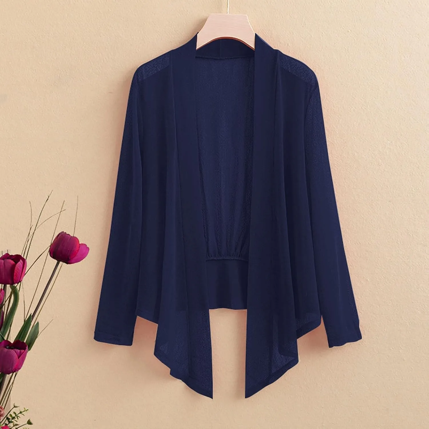 SHAOBGE Womens Winter Coats Women's Long Sleeve Ice Silk Knit Skirt V Neck Cardigan Womens Cardigan