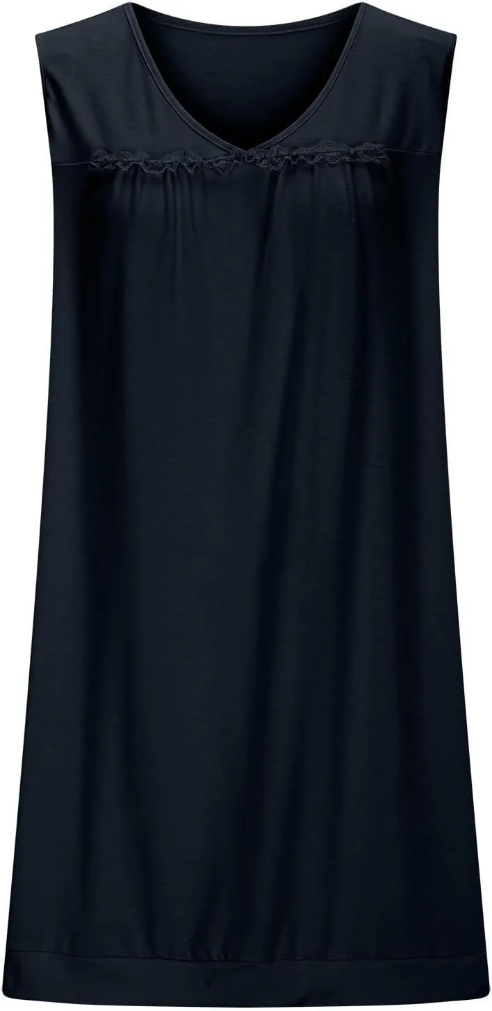 Summer Dresses for Women 2025 Sleeveless Spring Sexy V-Neck Tank Dresses Causal Loose Beach Hawaiian Mini Sundress