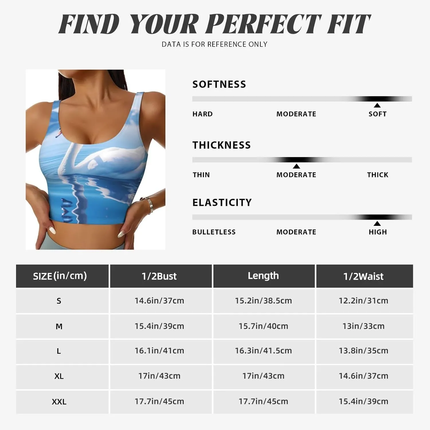Swan in Lake Women's Sexy Sports Vest Sleeveless Athletic Gym T-Shirts Vest U-Shaped Back Quick Dry Top