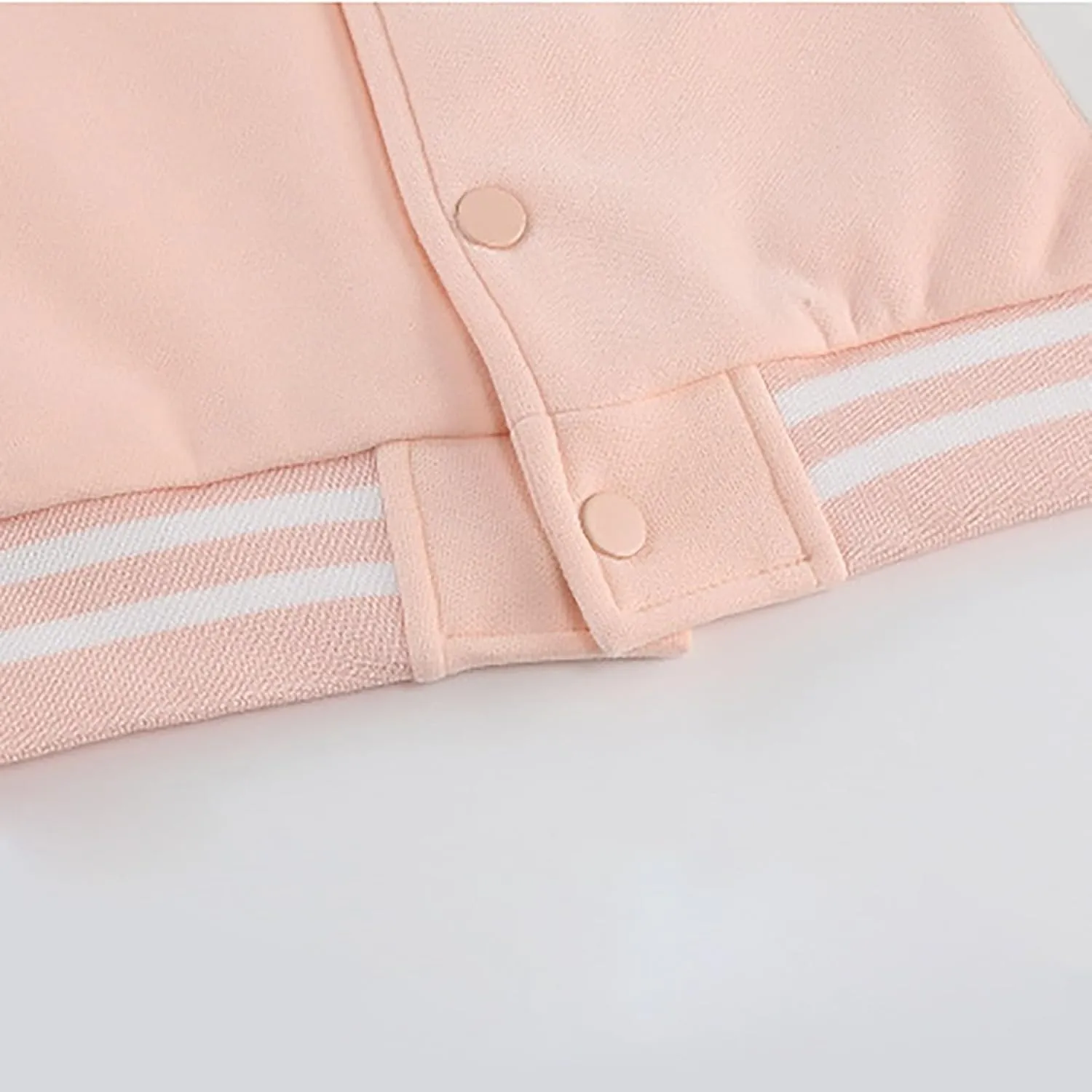 Toddler Baby Boys Girls Varsity Baseball Jacket Cute Bomber Jacket Warm Cotton Lined Puffer Down