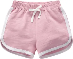 Toddler Kids Soccer Basketball Shorts Cotton Gym Athletic Running Sports Shorts Boys Girls Casual Short Bottoms