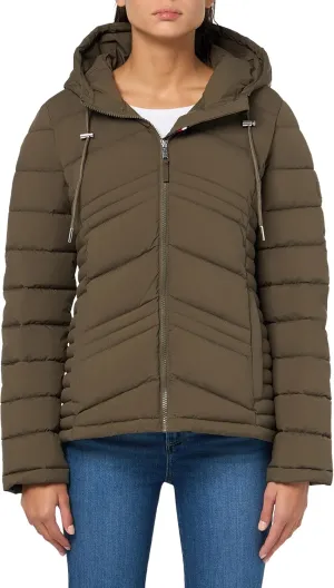Tommy Hilfiger Women's Outerwear lightweight,Juniper,XL