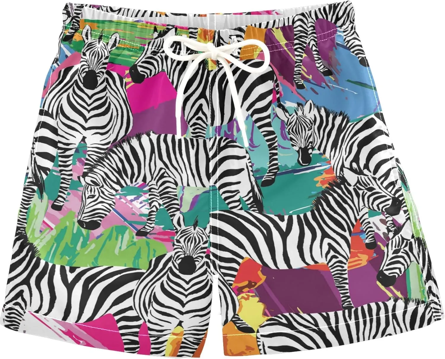 visesunny Boys Surfing Board Shorts Quick Dry Boys Swim Shorts Toddlers Swim Trunks Size from 2T to 14/16