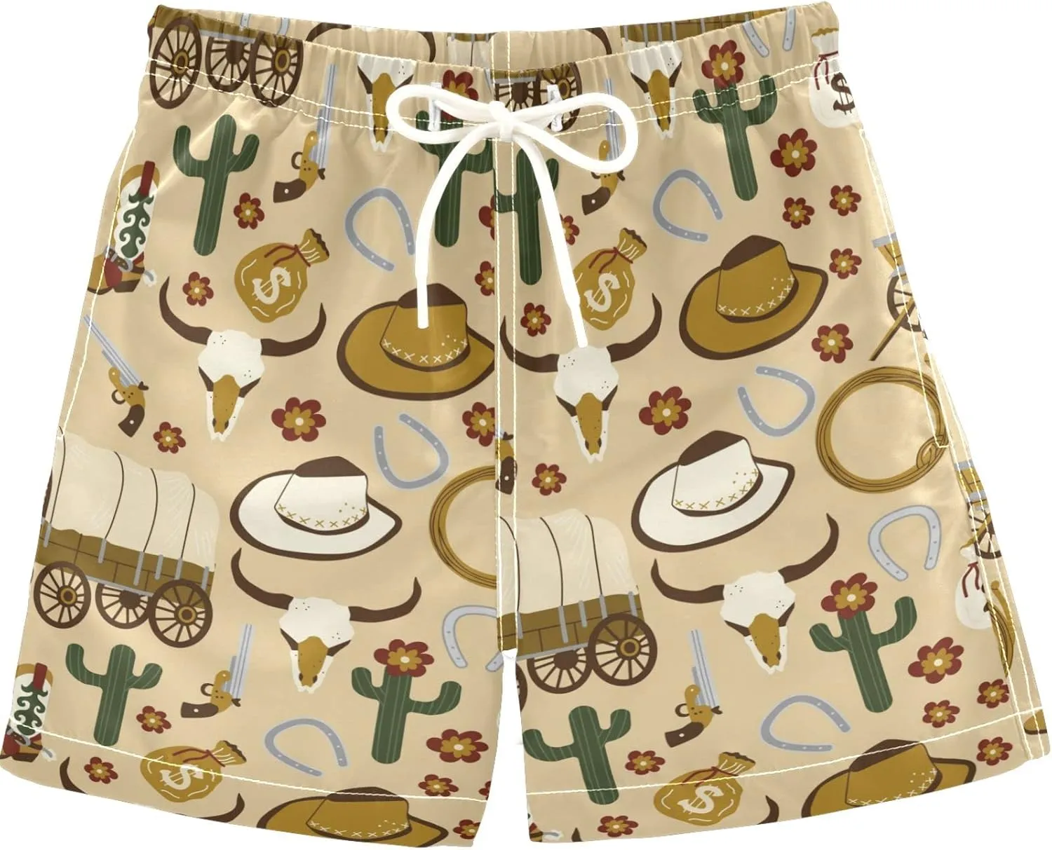 visesunny Boys Surfing Board Shorts Quick Dry Boys Swim Shorts Toddlers Swimming Trunks Bathing Suit Size from 2T to 14/16