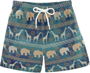 visesunny Boys Surfing Board Shorts Quick Dry Boys Swim Shorts Toddlers Swimming Trunks Bathing Suit Size from 2T to 14/16