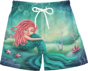 visesunny Boys Surfing Board Shorts Quick Dry Boys Swim Shorts Toddlers Swimming Trunks Bathing Suit Size from 2T to 14/16