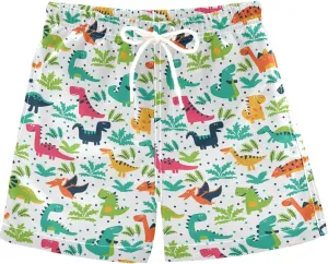 visesunny Funny Boys Swim Trunks Quick Dry Swim Shorts Kids Bathing Suits Toddler Boy Swimsuit Swimwear Size from 2T to 14/16