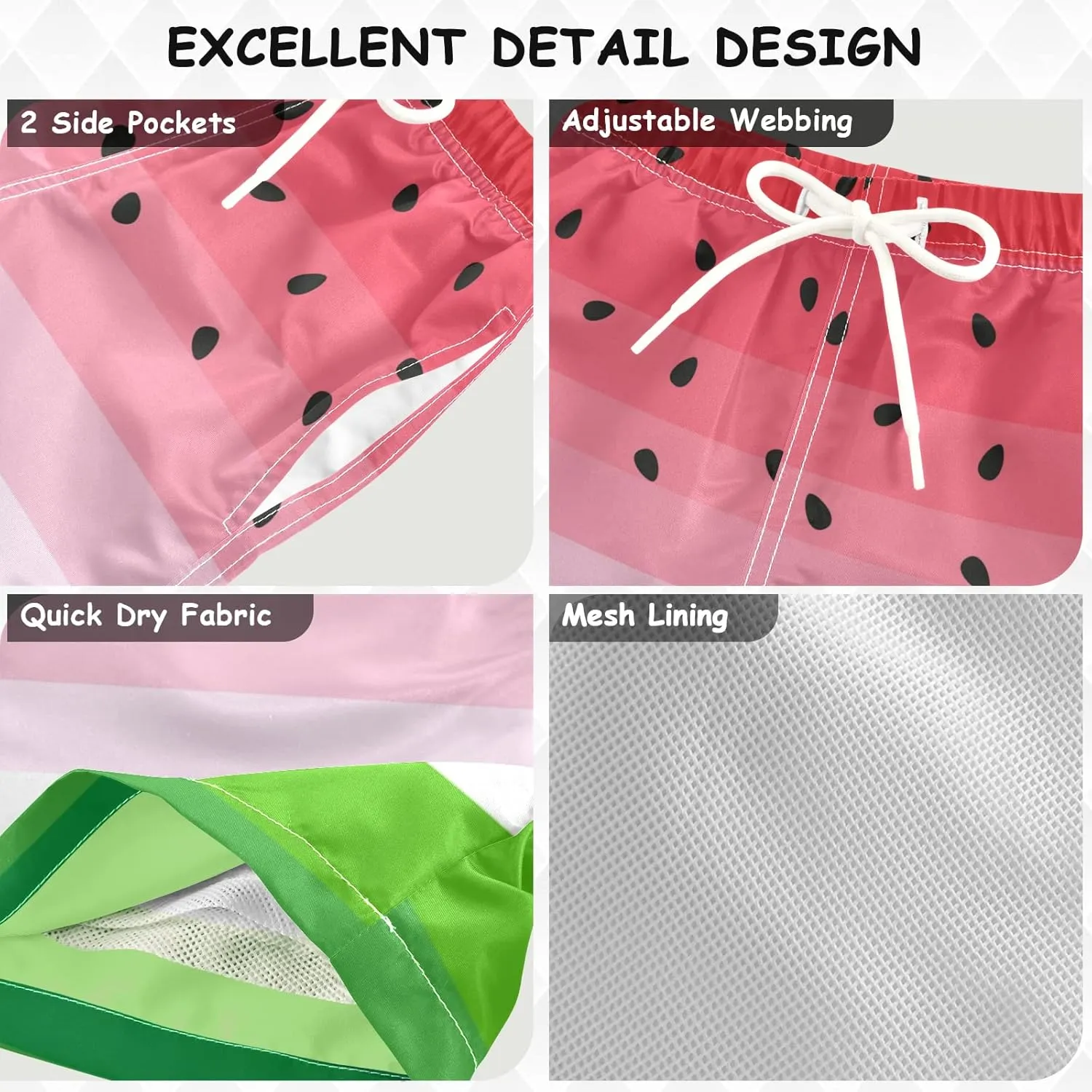 visesunny Little Boys Quick Dry Beach Board Shorts Kids Swim Trunk Swimsuit Beach Shorts Swim Trunk for Infant Baby Boy Teens