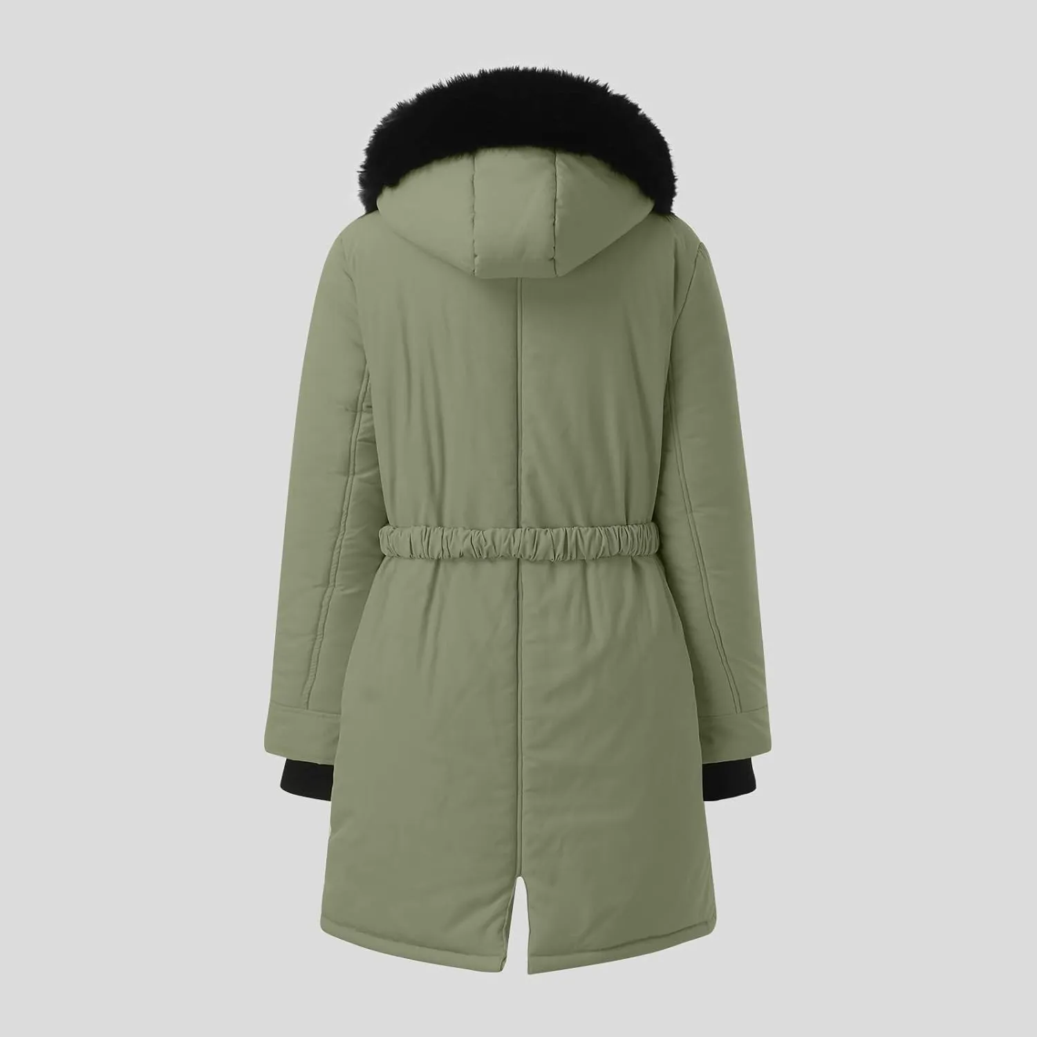 Warm Jacket Size Winter Coat Lapel Collar Long Sleeve Jacket Vintage Thicken Coat Womens 2024 Winter Zip Puffer