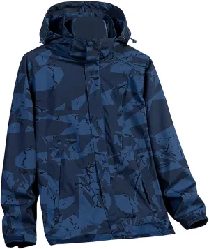 Waterproof Hiking Travel Jackets for Men Quick Dry Hoodie Windbreaker Coats with Pockets Trendy Streetwear Jackets