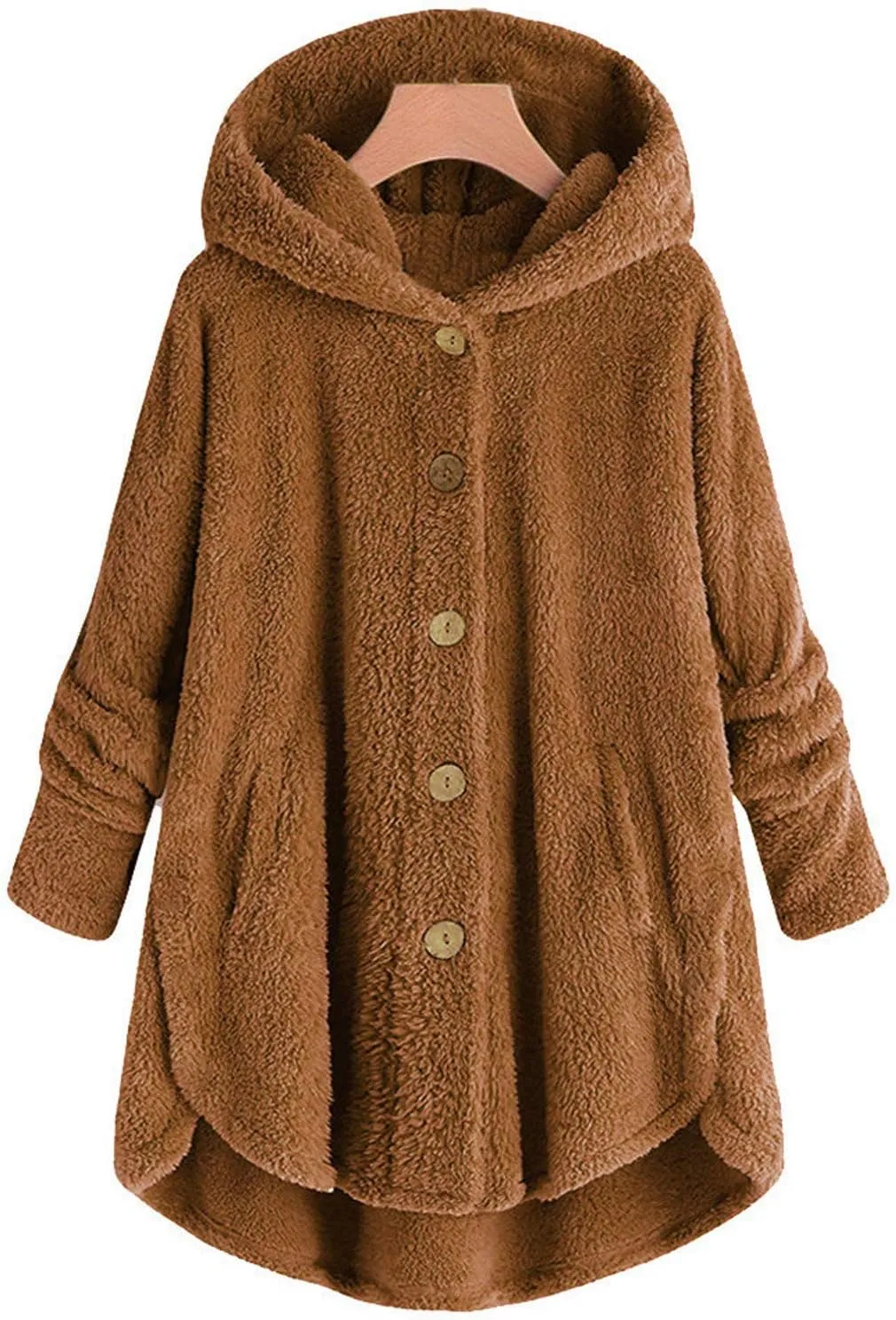 Winter Coats for Women 2024 Fashion Plus Size Sharpa Jackets Button Down Fleece Jackets Fuzzy Warm