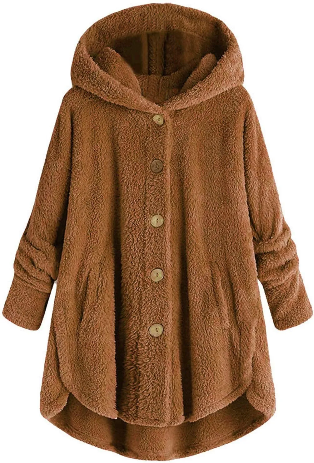 Winter Coats for Women 2024 Fashion Plus Size Sharpa Jackets Button Down Fleece Jackets Fuzzy Warm