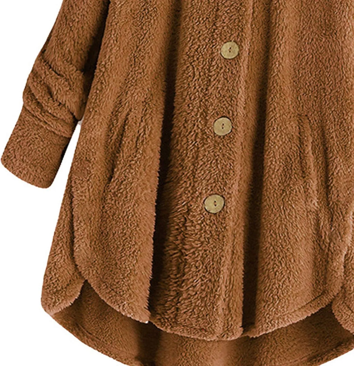 Winter Coats for Women 2024 Fashion Plus Size Sharpa Jackets Button Down Fleece Jackets Fuzzy Warm
