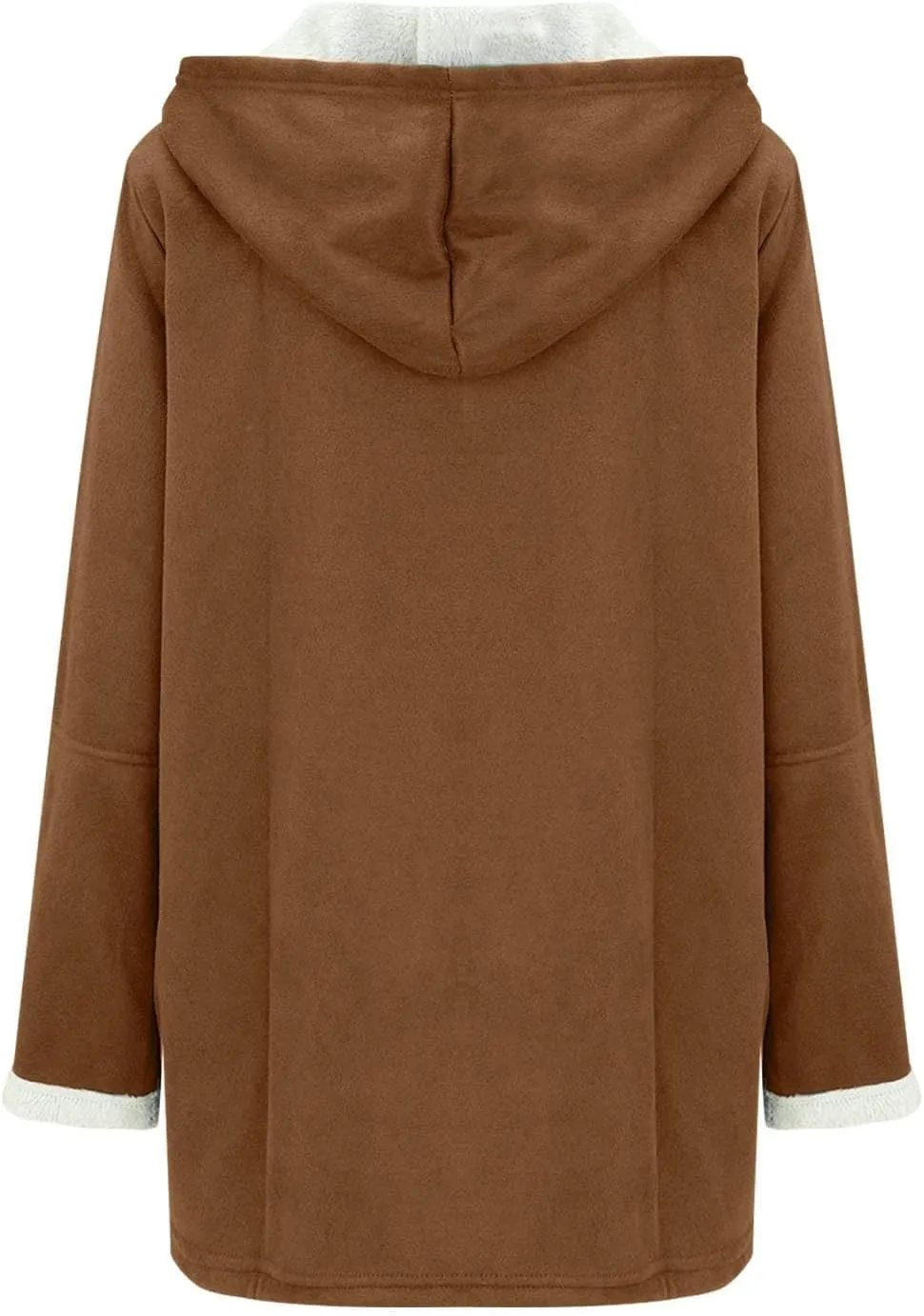 Winter Coats for Women 2024 Plus Size Warm Fleece Lined Jackets Button Down Sherpa Fur Hooded Parka Peacoat Outerwear