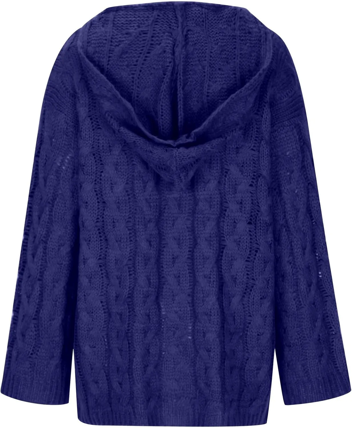 Women Cable Knit Sweater Long Sleeve Oversized Chunky Sweaters Casual Warm Comfortable Sweaters
