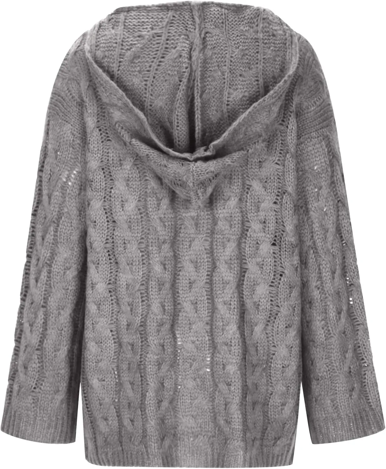 Women Cable Knit Sweater Long Sleeve Oversized Chunky Sweaters Casual Warm Comfortable Sweaters