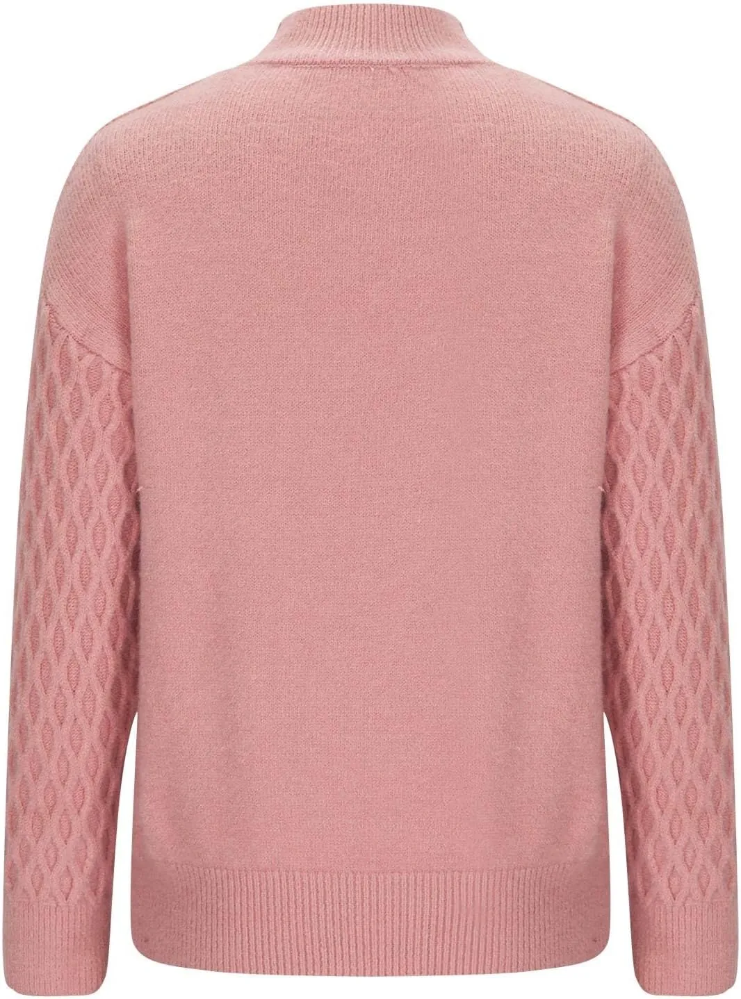 Women Turtleneck Warm Sweater Long Sleeve Comfortable Sweaters Casual Trendy Chunky Sweaters