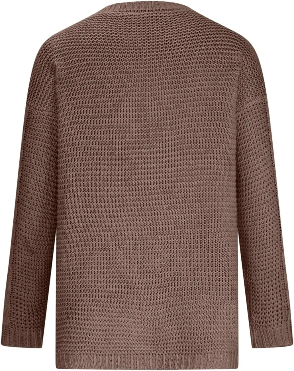 Womens Cable Knit Sweater Long Sleeve Chunky Sweaters Warm Loose Casual Trendy Sweaters