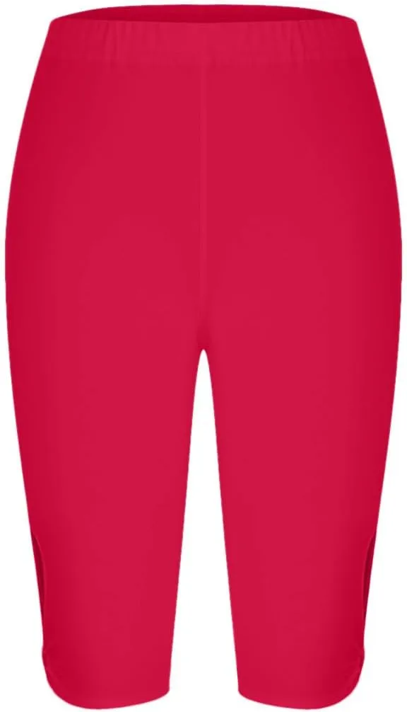 Womens Capris for Summer Tummy Control Cropped High Waist Yoga Bottoms Stretchy Leggings Workout Compression Pants