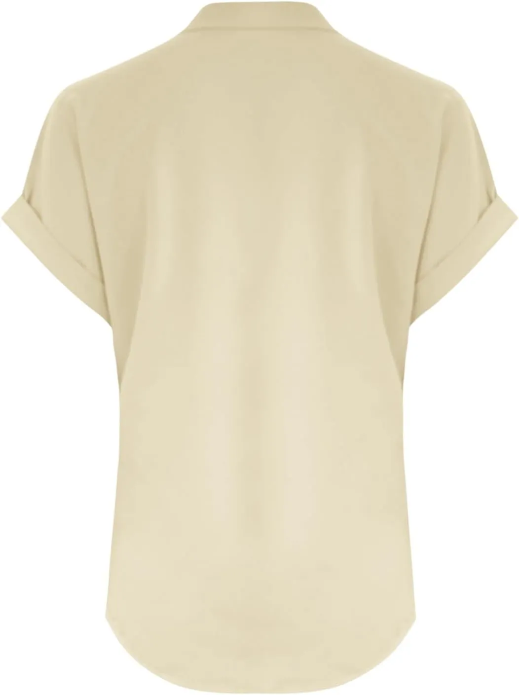 Womens Cotton Linen Shirts Summer Casual Loose Fit Comfy Business Blouses V Neck Button Down Short Sleeve Tops