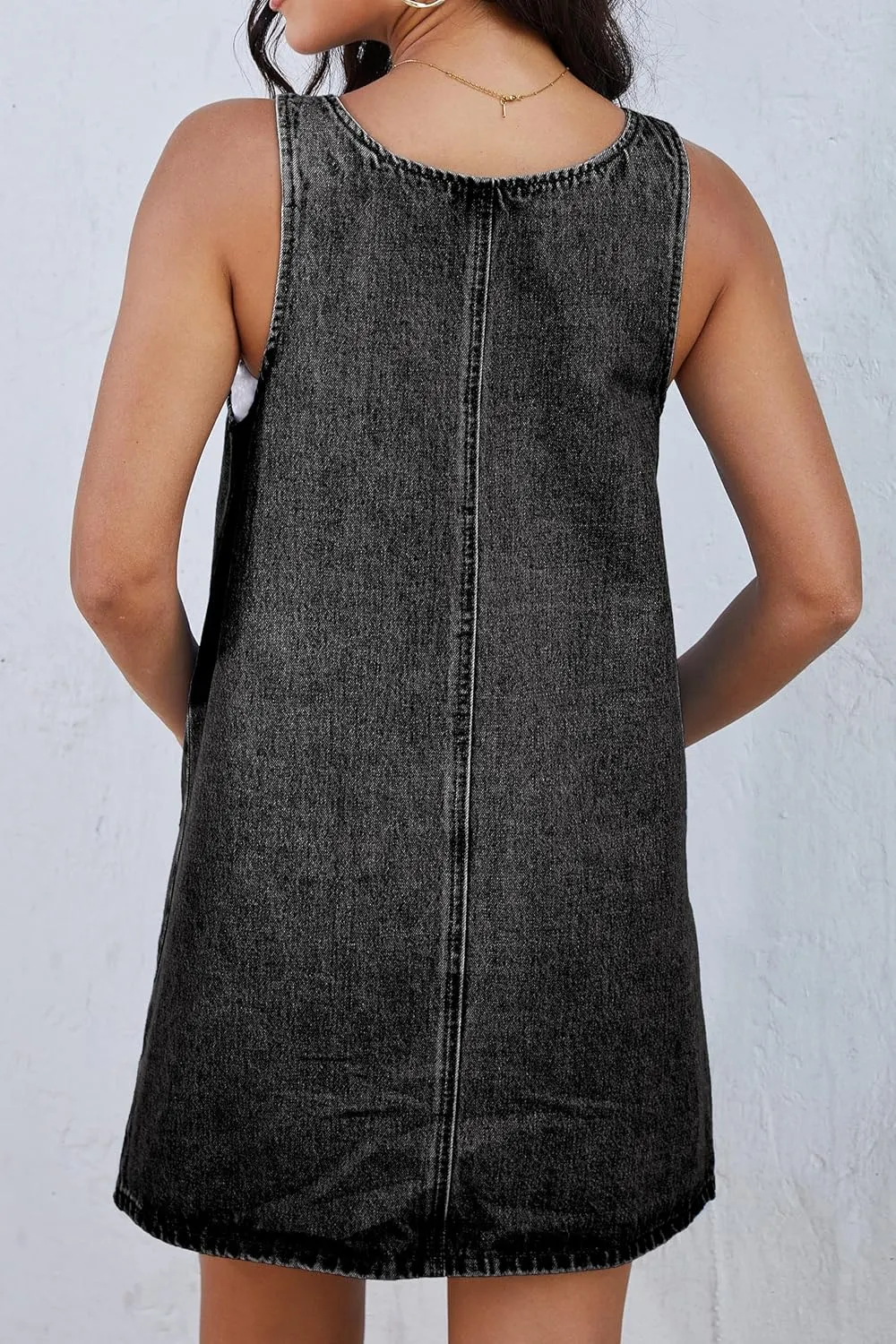 Womens Denim Overall Dress Casual Jeans Rompers Jumper Overalls