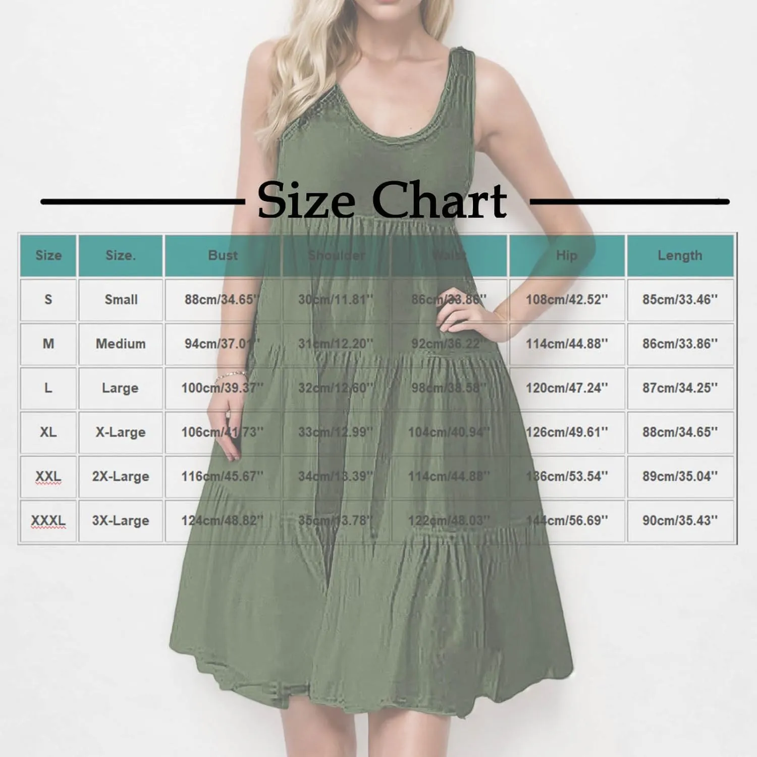 Women's Fashion Sleeveless Beach Dress Summer Casual Round Neck Cake Sundress Trendy Print Vacation Dresses