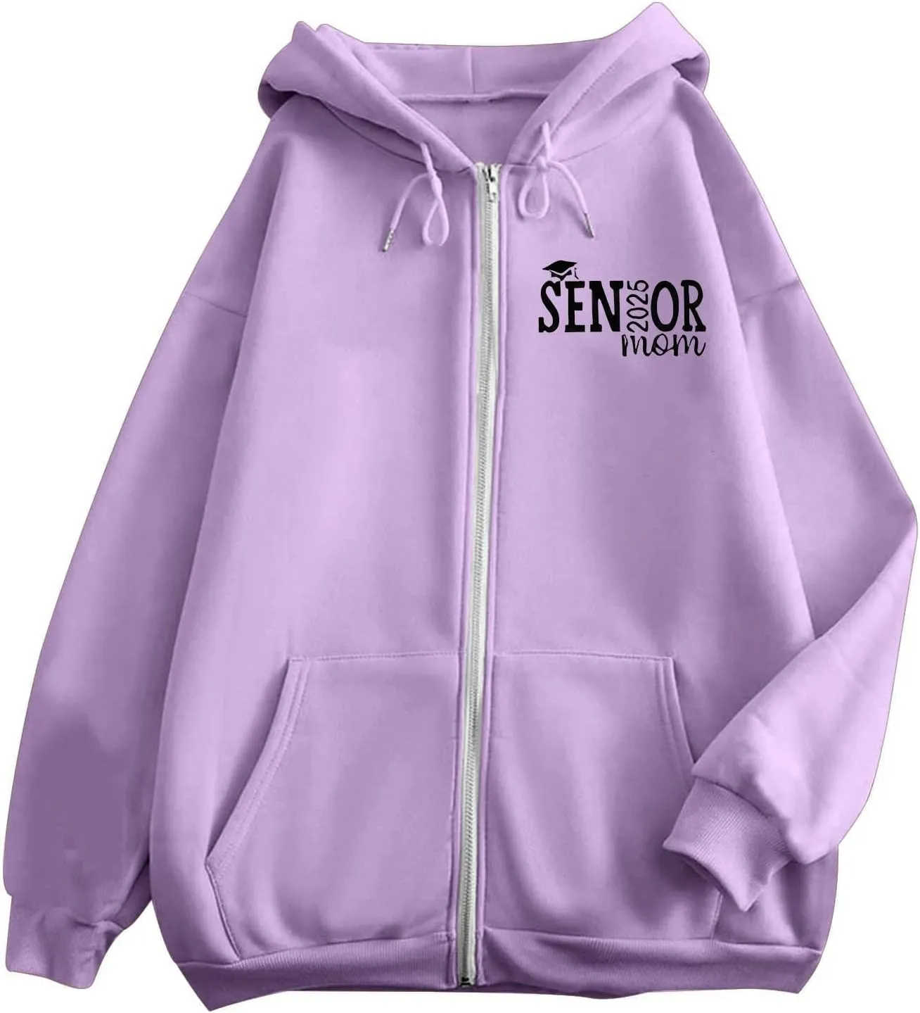 Womens Fleece Oversized Sweatshirt Oversized Crewneck Drawstring Hoodie Preppy Trendy Jackets Cropped Comfy Jackets