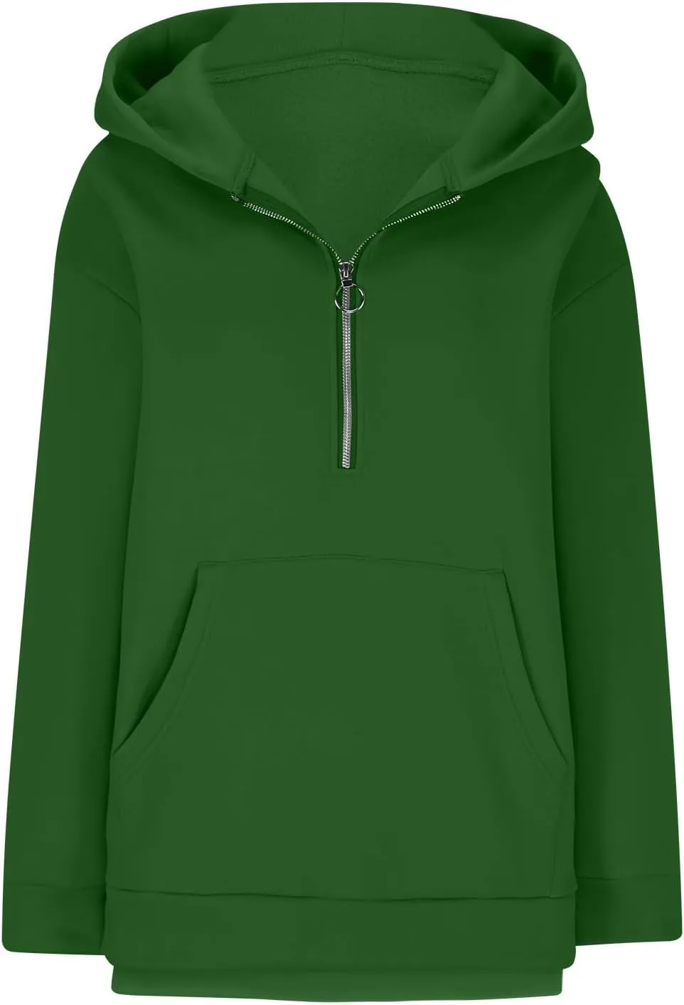 Womens Half Zip Sweatshirts Cropped Hoodies Fleece JacketsQuarter Zip Up Pullover 2024 Winter Fall Outfits Clothes