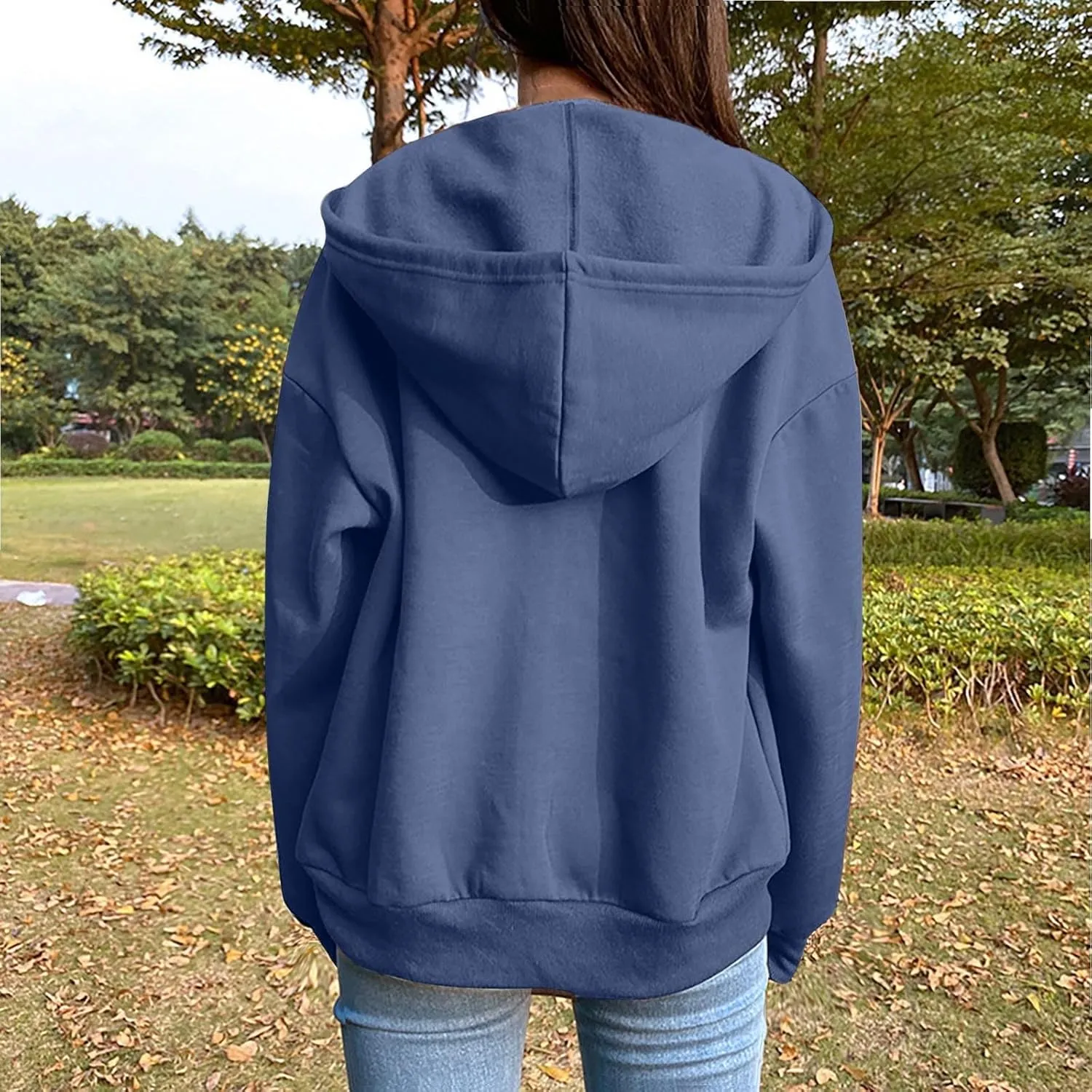 Womens Jackets Womens Zip Up Hoodies Cropped Sweatshirts Fleece Jackets Fall Outfits Casual Hooded Tops Winter
