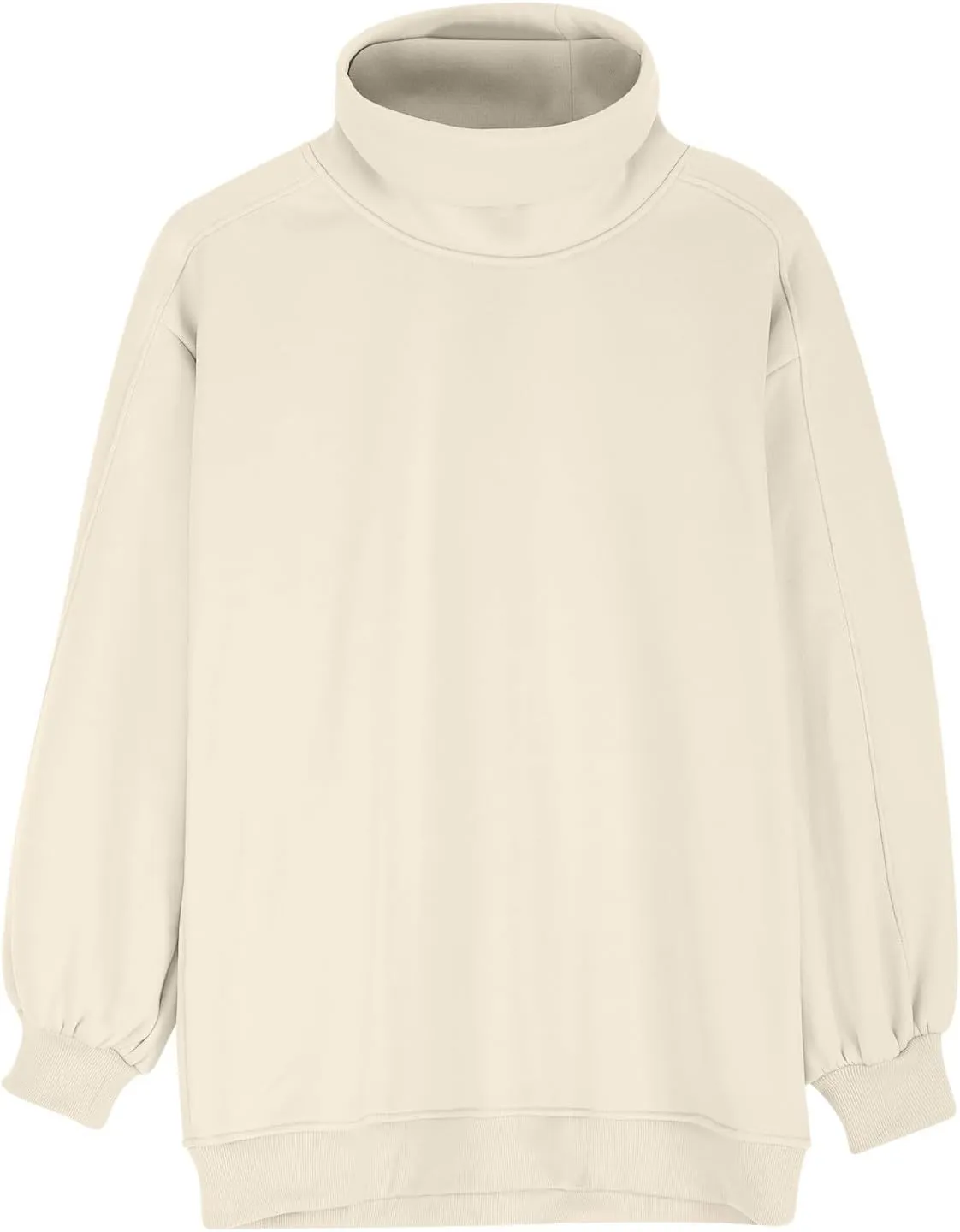 Women's Oversized Sweatshirt Casual Loose Long Sleeve Turtleneck Pullover Sweaters 2024 Fall Teen Girl Preppy Clothes