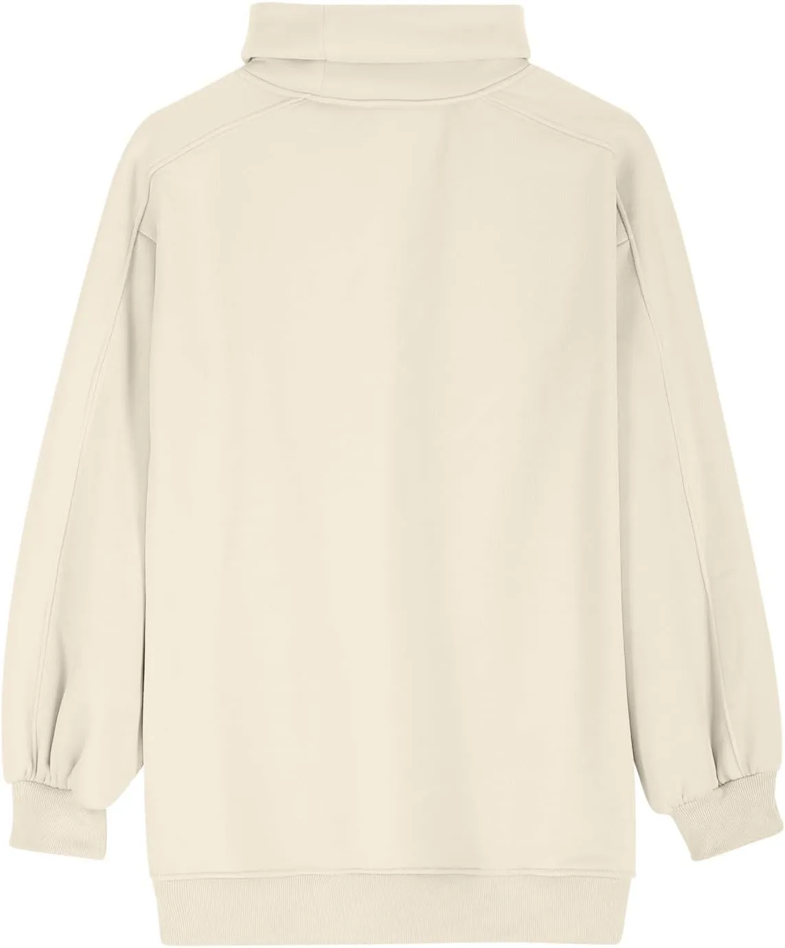 Women's Oversized Sweatshirt Casual Loose Long Sleeve Turtleneck Pullover Sweaters 2024 Fall Teen Girl Preppy Clothes