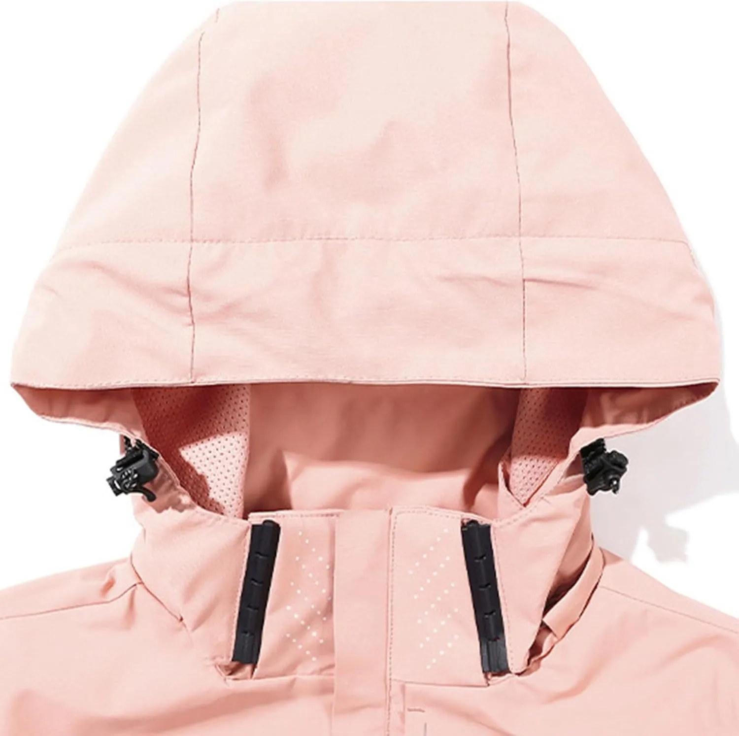 Women's Raincoats 2024 Lightweight Windbreaker Jackets Waterproof Windproof Trench Coats Rain Jackets Hooded Pockets