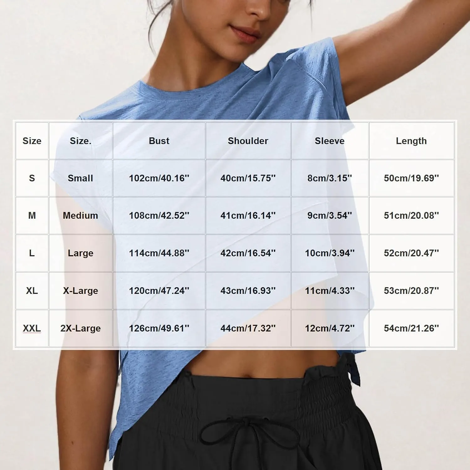 Women's Short Sleeve Workout Shirts Crewneck Sports Yoga Running Flowy Summer Tops Solid Color Basic Tee