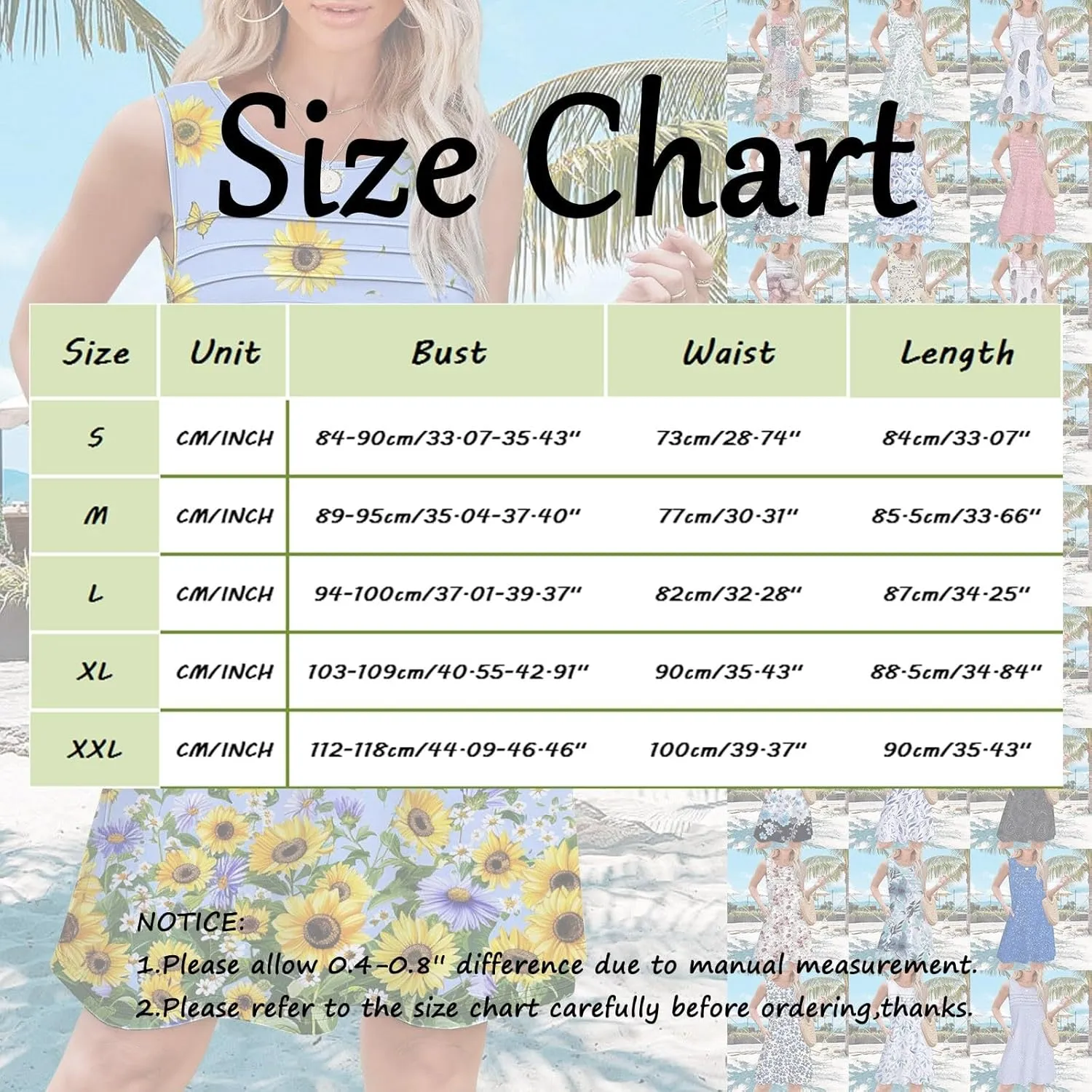 Women's Sleeveless Vest Dress 2025 Summer Casual Loose Sundresses Chest Pleated Beach Dresses with Pockets