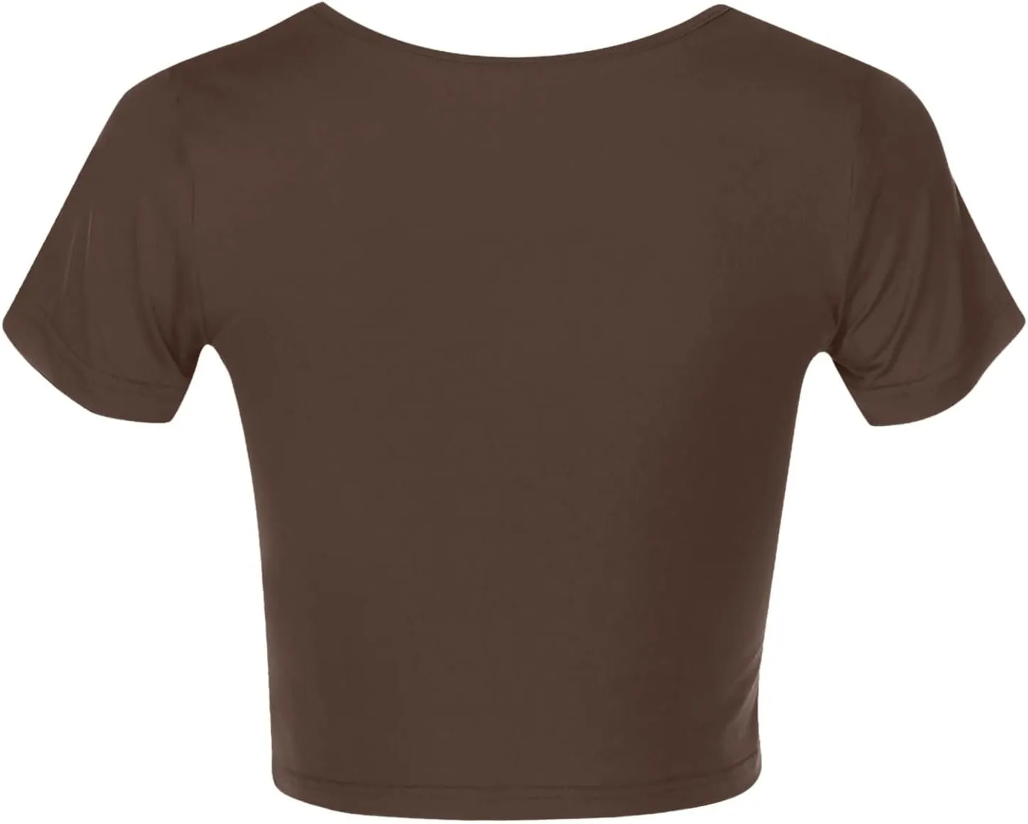 Womens Slim Fit Crop Top Trendy Solid Color Y2K Athletic Tight Pullover Tee Long Sleeve Round Neck Casual Yoga Blouse