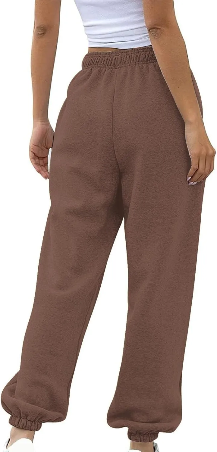 Womens Sweatpants 2024 High Waisted Baggy Sweatpants Joggers Sports Workout Jogger Pants with Pocket Teen Trousers