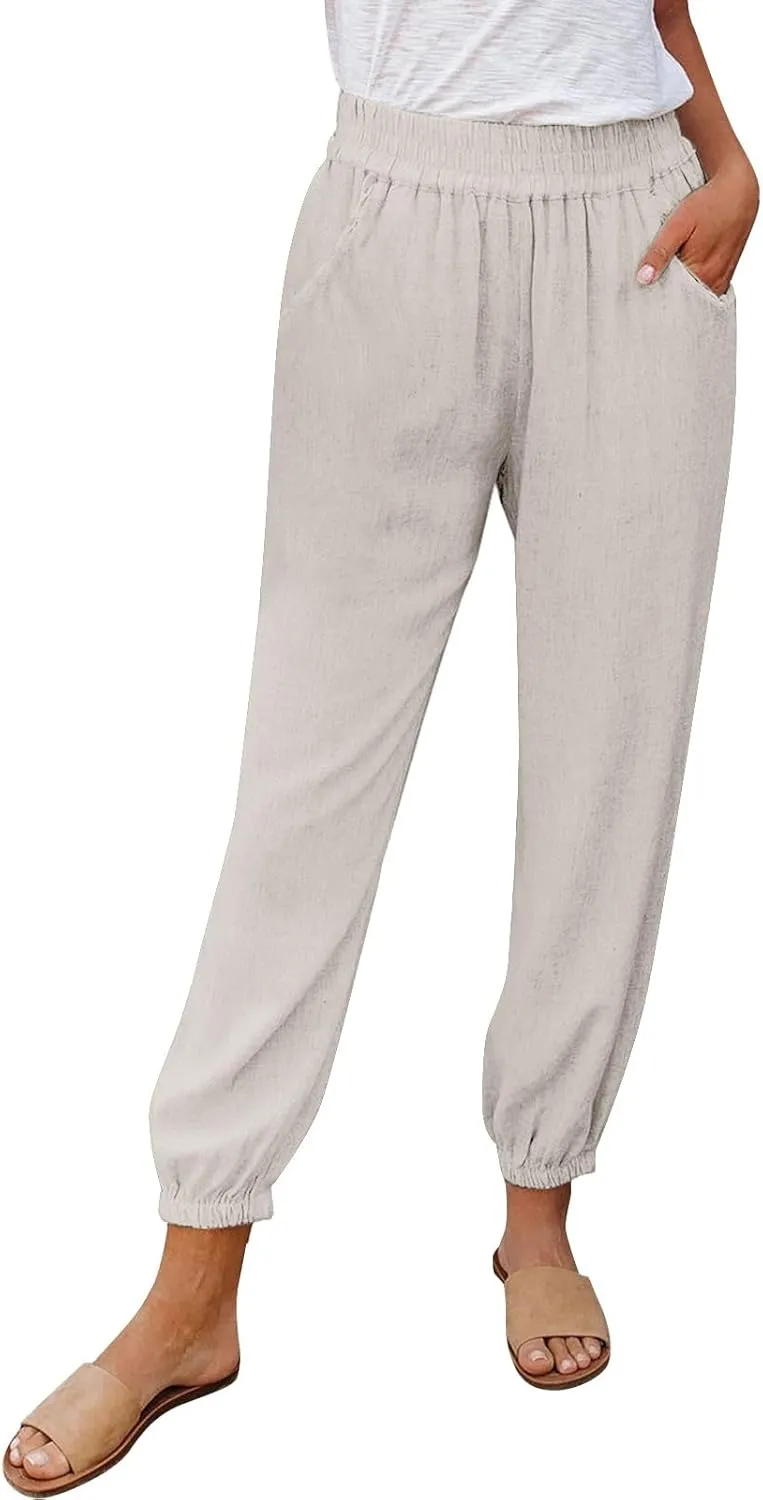 Womens Sweatpants Plus Size Baggy High Waisted Oversized Causal Graphic Cinch Bottom Joggers Sweat Pants Pocketed
