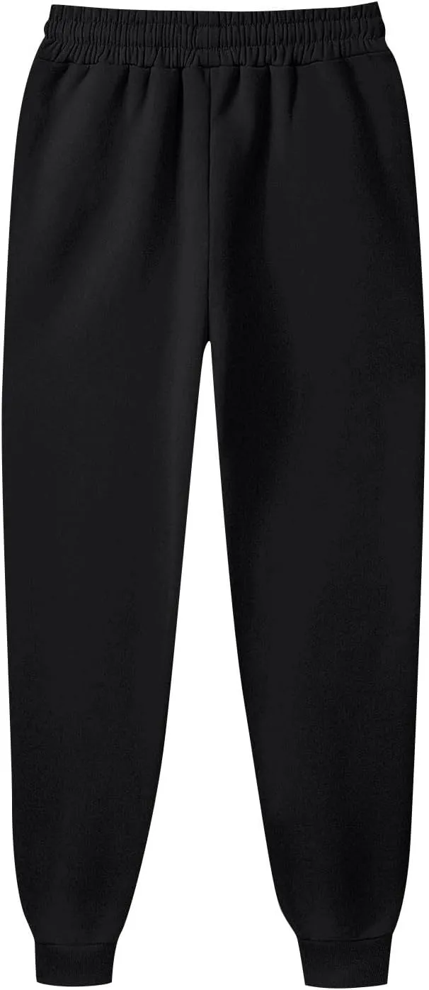Women's Sweatpants Workout Active Joggers Cinch Bottoms High Waisted Drawstring Lounge Baggy Sweat Pants with Pockets