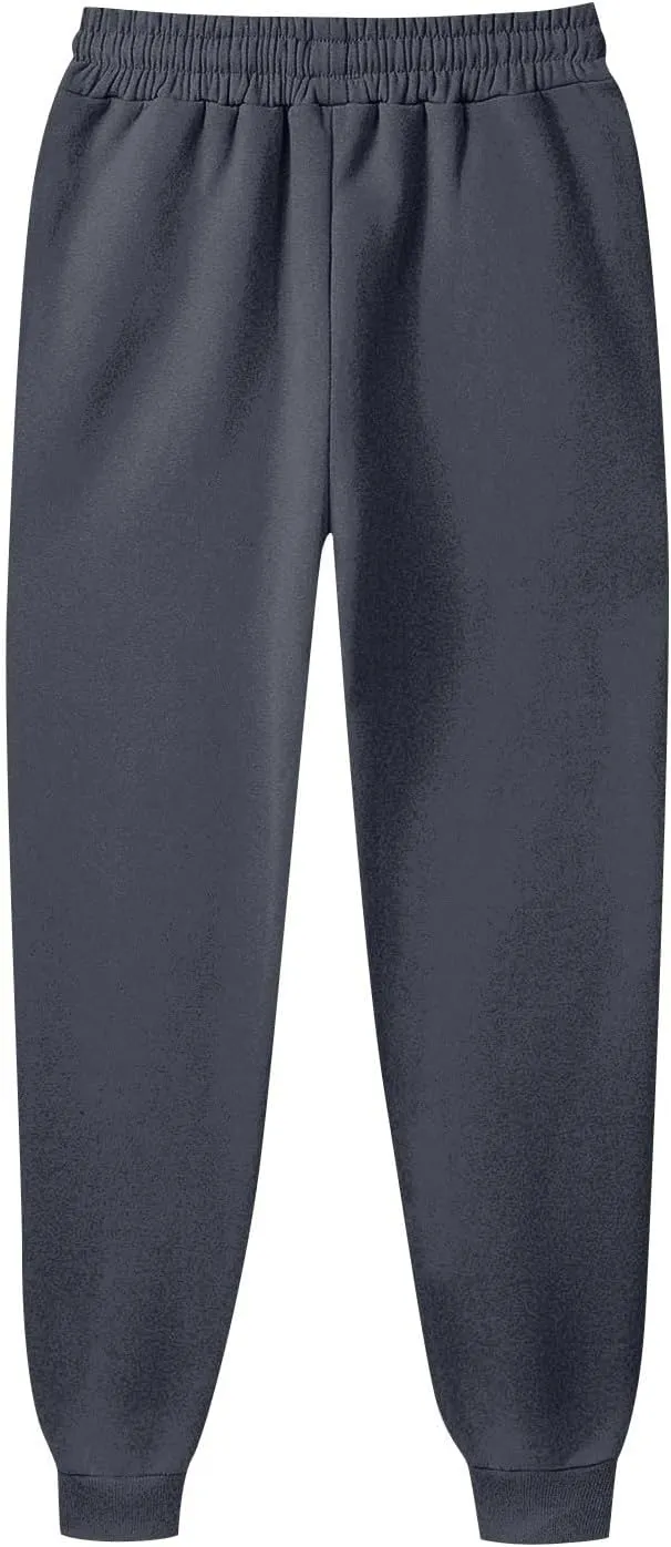 Women's Sweatpants Workout Active Joggers Cinch Bottoms High Waisted Drawstring Lounge Baggy Sweat Pants with Pockets