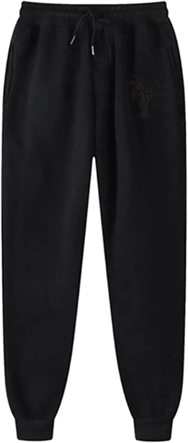 Women's Sweatpants Workout Active Joggers Cinch Bottoms High Waisted Drawstring Lounge Baggy Sweat Pants with Pockets