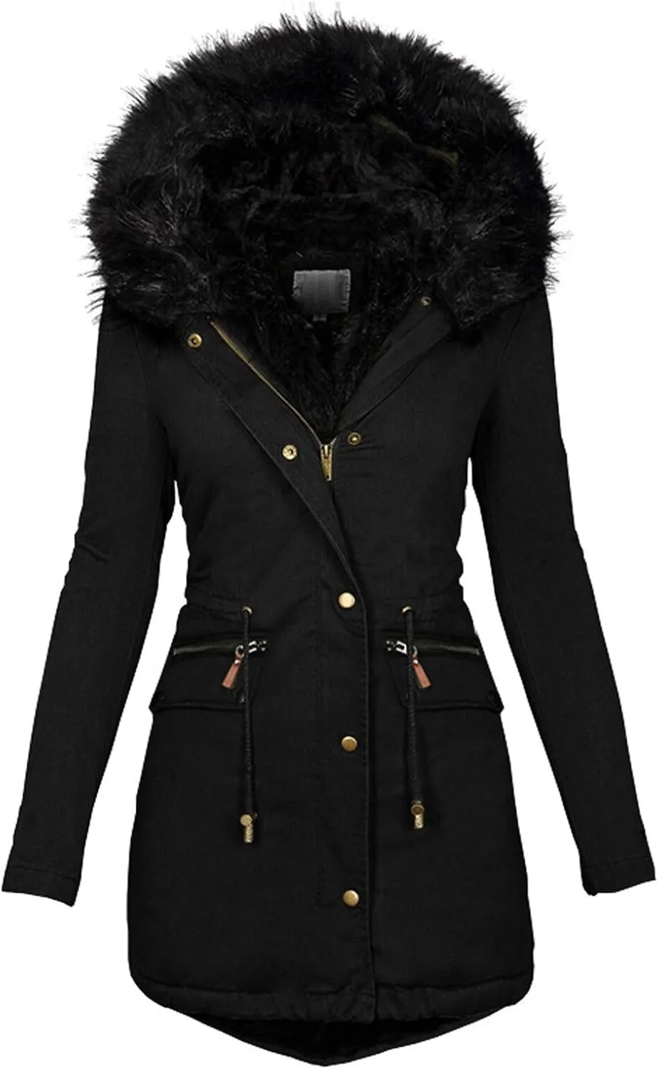 Womens Winter Jacket Overcoat Slim Casual Thicker Fashion Women'S Coat Puffer Jacket Coats with Pockets Down Coats