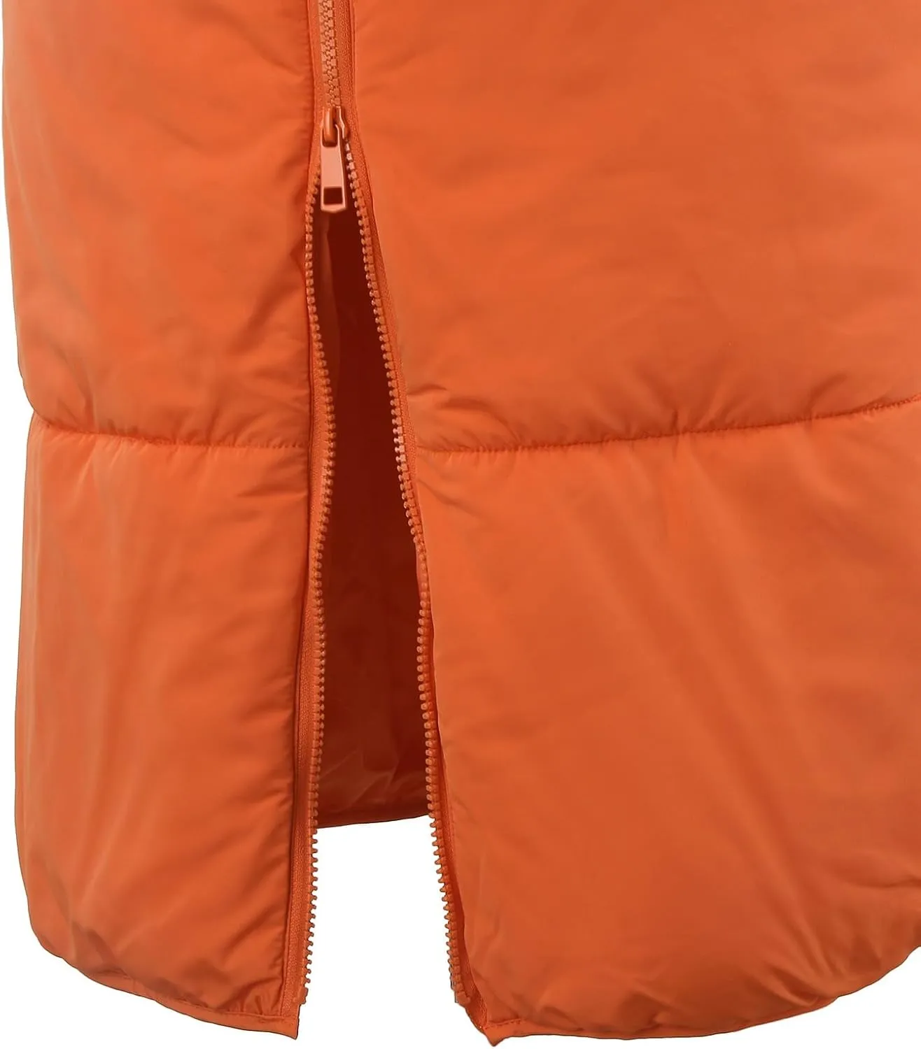 Womens Winter Long Coats Trendy Thicken Warm Puffer Jacket Casual Full Zip Padded Coat with Hood 2024 Outdoor Outwear
